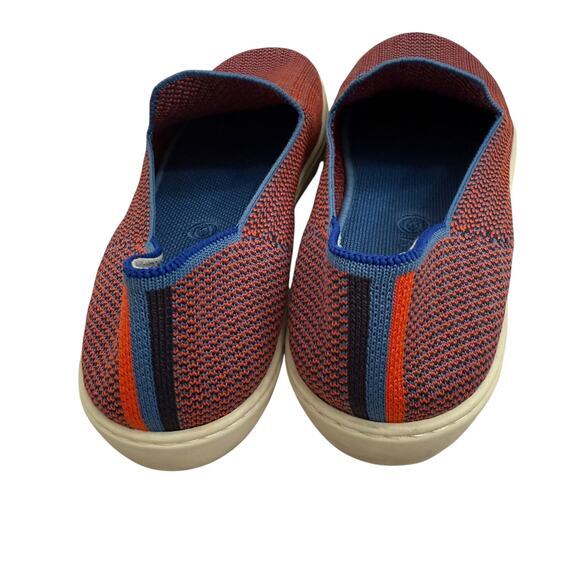 Rothy's Tangerine Triple Stitch Sneakers Size 10.5 Slip On - Picture 4 of 10